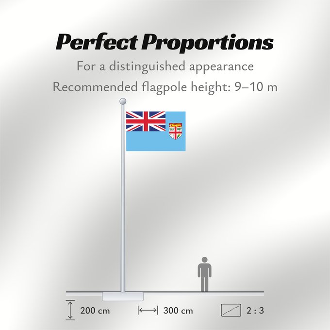 Flag Proportions: Fiji Fidji Fiyi Fidschi