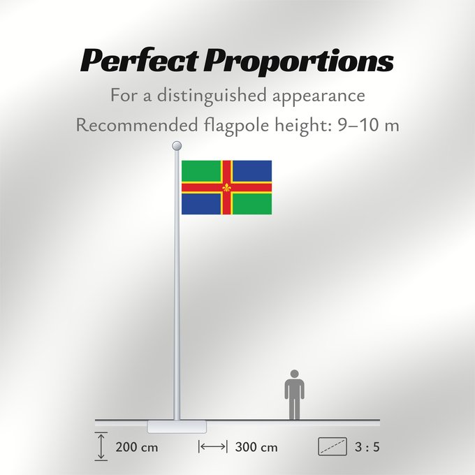 Flag Proportions: Lincolnshire Lincolnshire county