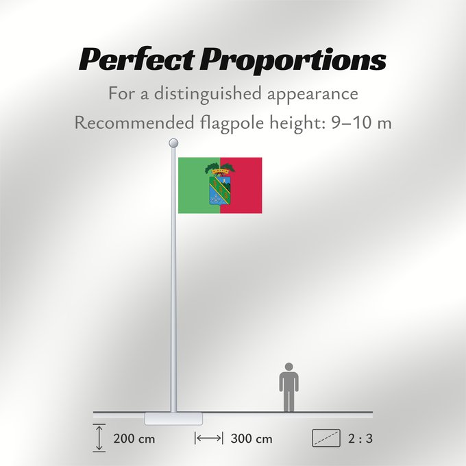 Flag Proportions: Latina Province of Latina Province de Latina Provincia de Latina Provinz Latina Provincia di Latina