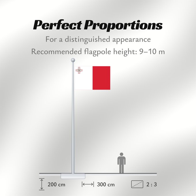 Flag Proportions: Malta Malte Сцяг Мальты Maltas Ta Malta Флаг Мальты Прапор Мальти