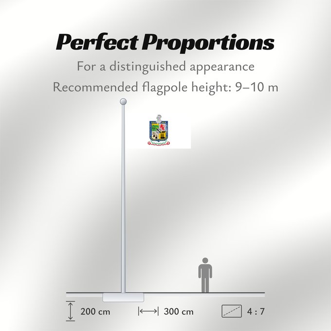 Flag Proportions: Nuevo Leon	Nuevo León