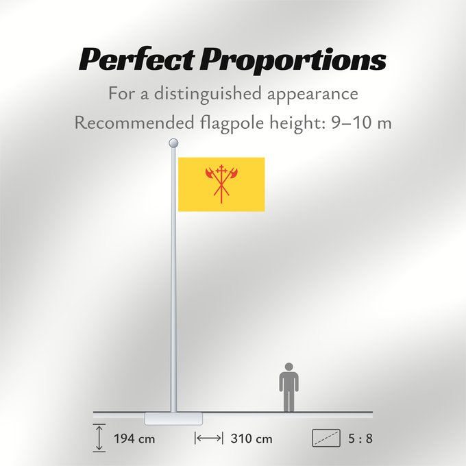 Flag Proportions: Sør-Trøndelag Sør-Trøndelag County, Norway comté de Sør-Trøndelag