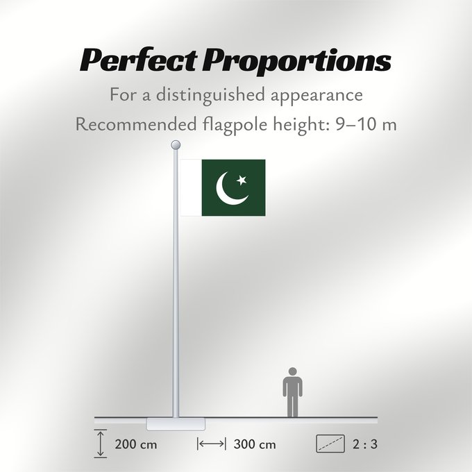 Flag Proportions: Pakistan Pakistan Pakistán Paquistão علم باكستان পাকিস্তানের জাতীয় পতাকা পাকিস্তানর ফিরালহান Pakistano पाकिस्तान का ध्वज ପାକିସ୍ତାନୀ ଝଣ୍ଡା ਪਾਕਿਸਤਾਨ ਦਾ ਕੌਮੀ ਝੰਡਾ د پاکستان بيرغ Флаг Пакистана Pakistana பாக்கித்தான் கொடி Прапор Пакистану پاکستان کا پرچم