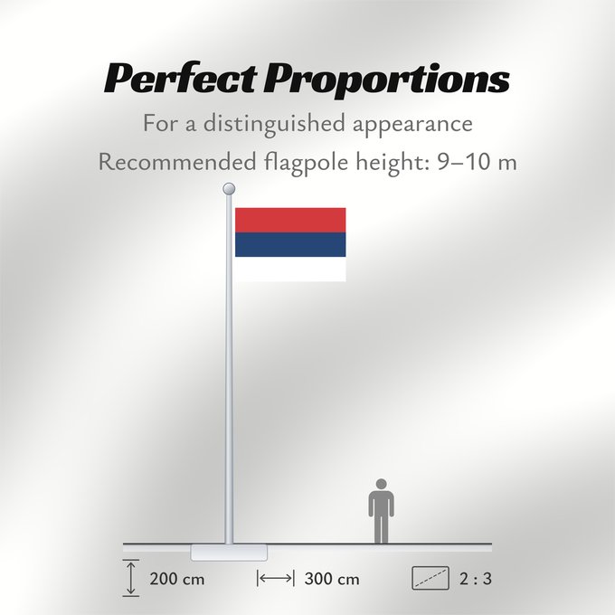 Flag Proportions: Civil Flag of Serbia	Civil flag of Serbia	Serbie	Serbia	Serbien	Гражданско знаме на Сърбия	Народна застава Србије	Narodna zastava Srbije	Nemzeti zászló szerbia	Народный  гражданский  флаг Сербии	Srbská národná vlajka	Kombëtar i Serbisë