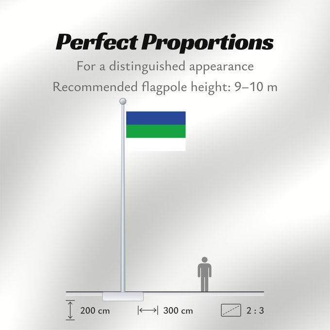 Flag Proportions: Komi	State Flag of the Komi Republic	République des Komis	República de Komi	Republik Komi	Repubblica di Komi	Коми Республикаса дöрапас	Государственный флаг Республики Коми