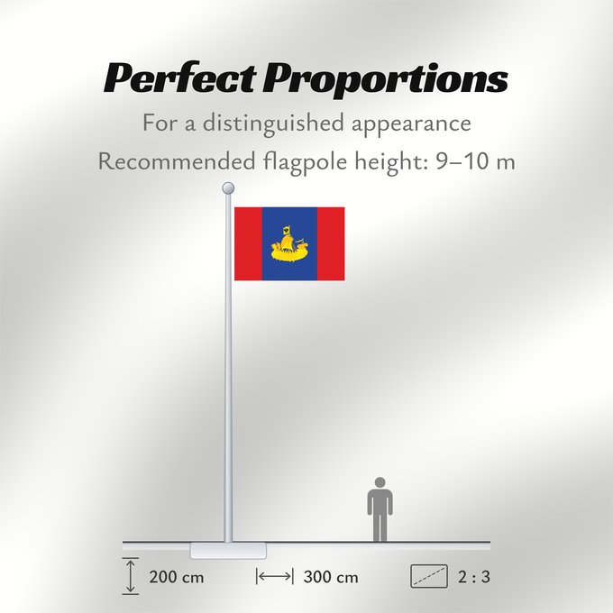 Flag Proportions: Kostroma Oblast Oblast de Kostroma Óblast de Kostromá Oblast Kostroma Флаг Костромской области