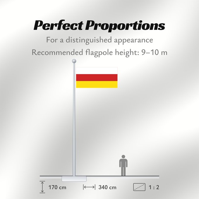 Flag Proportions: North Ossetia Republic of North Ossetia-Alania North Ossetia-Alania North Osetia-Alania North Ossetia-Alania Nord-Alania Цӕгат Ирыстоны тырыса Флаг Северной Осетии