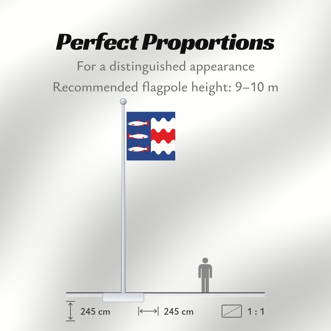 Flag Proportions: Västernorrlands län