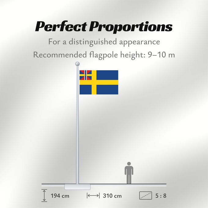 Flag Proportions: Swedish norwegian union