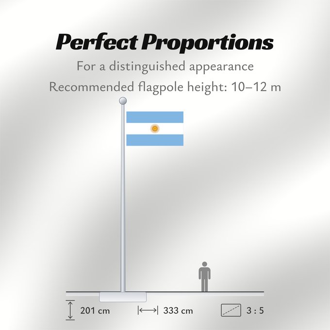 Flag Proportions: Argentina Argentin La Argentina Argentinien Dell Argentina Argentinië Argentyny আর্জেন্টিনার পতাকা Argentine آرژانتین پرچم Argentiinan Airgintín Флаг Аргентины Argentíny Argentinas Прапор Аргентини 阿根廷国旗