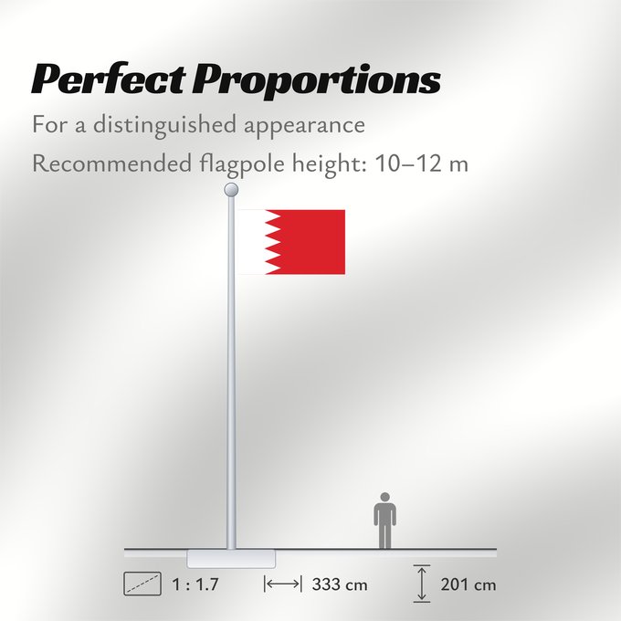 Flag Proportions: Bahrain Bahreïn Baréin Bahrein علم البحرين Bahreina Bahrainin Флаг Бахрейна Bahrajna Bahrains Прапор Бахрейну Quốc kỳ Bahrain