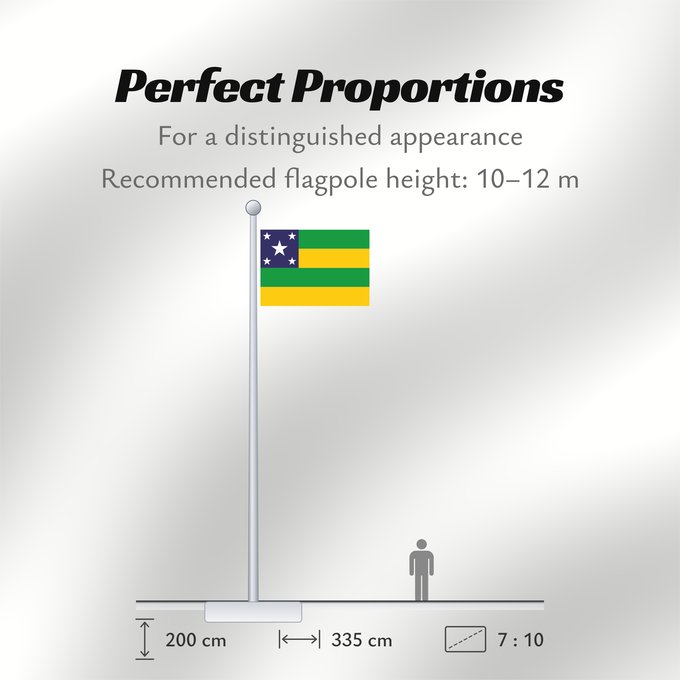 Flag Proportions: Sergipe State of Sergipe, Brazil Sergipe, Brasil