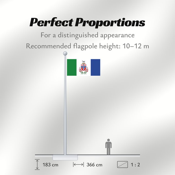 Flag Proportions: Yukon Yukon Territory Yukon territoire Yukon Territory Yukon (Territorium) Banniel tiriad Yukon, Kanada