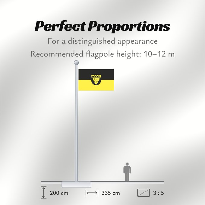 Flag Proportions: Weinstadt (Region Stuttgart)