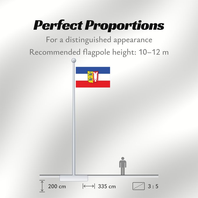Flag Proportions: Schleswig-Holstein