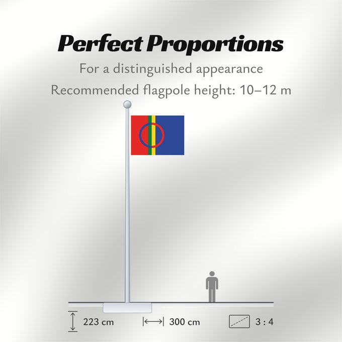Flag Proportions: Sami	The Sami	Laponie	Laponia	Lappland	Lapponia	Sámská vlajka	Samea	Saamen	Det samiske flagget	Sámi leavga	Samernas