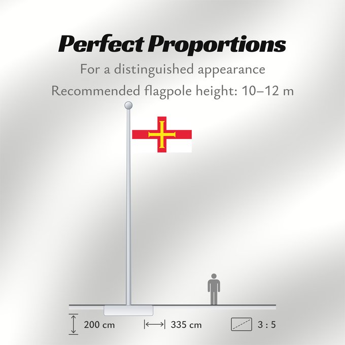 Flag Proportions: Guernsey	Guernesey	Guernsey (Kanalinsel)	Couleu de Guernési	Ynys y Garn