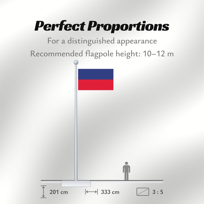 Flag Proportions: Haiti  civil	Civil flag of Haiti	Haïti	Haití	Haiti