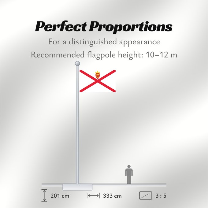 Flag Proportions: Jersey Jersey (Kanalinsel) Maglia