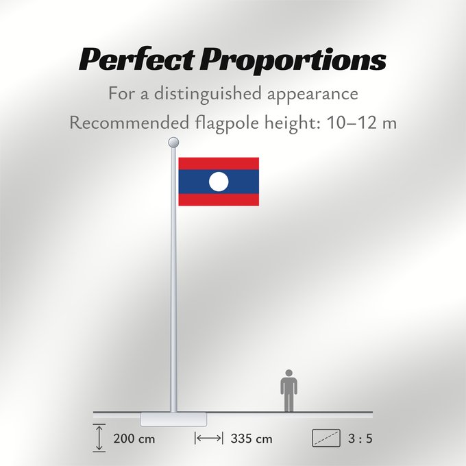 Flag Proportions: Laos	Lao People's Democratic Republic	Lao	پرچم لائوس	ທຸງຊາດລາວ	Флаг Лаоса	Laosa	ธงชาติ ลาว