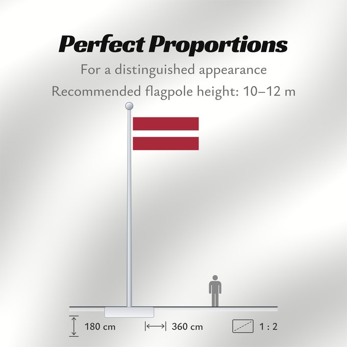 Flag Proportions: Latvia Lettonie Letonia Lettland Lettone Letland Letónia Łotwy Сцяг Латвіі Сьцяг Латвіі Национално знаме на Латвия Lotyšská vlajka Letlands Σημαία της Λεττονίας Latvio Läti lipp Latvian Laitvia Latvije Lettország ლატვიის დროშა Latvijos Latvejas karūgs Lat