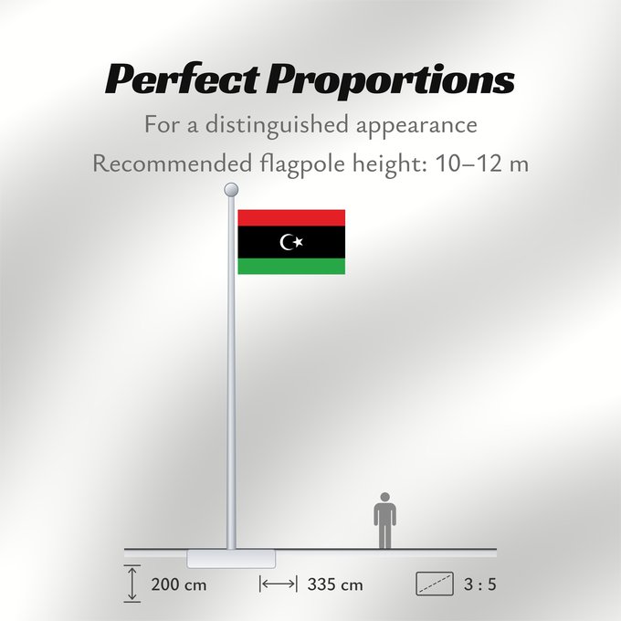 Flag Proportions: Libya The national flag of Libya La Libye Libia Libyen Libië Líbia علم ليبيا Banniel Libia Libije Liibüa lipp דגל לוב リビアの国旗。 리비아의 국기 Libyas flagg Libiei Флаг Ливии ⵍⵉⴱⵢⴰ ⴰⵛⵏⵢⴰⵍ ⵏ ⵍⵉⴱⵢⴰ