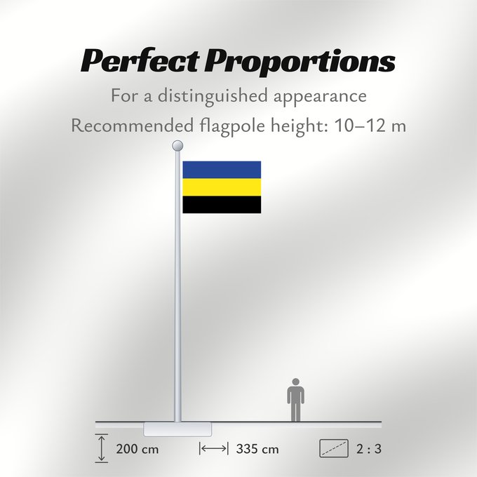 Flag Proportions: Gelderland	Province of Gelderland in the Netherlands	Güeldres	Gelderland 