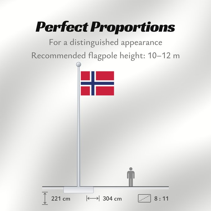 Flag Proportions: Jan Mayen
