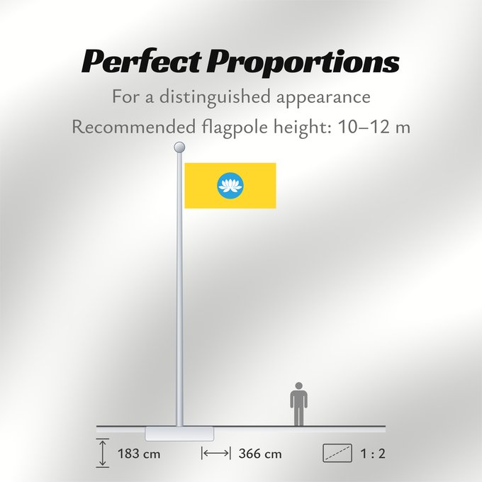 Flag Proportions: Kalmykia Kalmoukie República de Kalmukia Kalmückien Флаг Республики Калмыкия Туг Хальмг Таңһч
