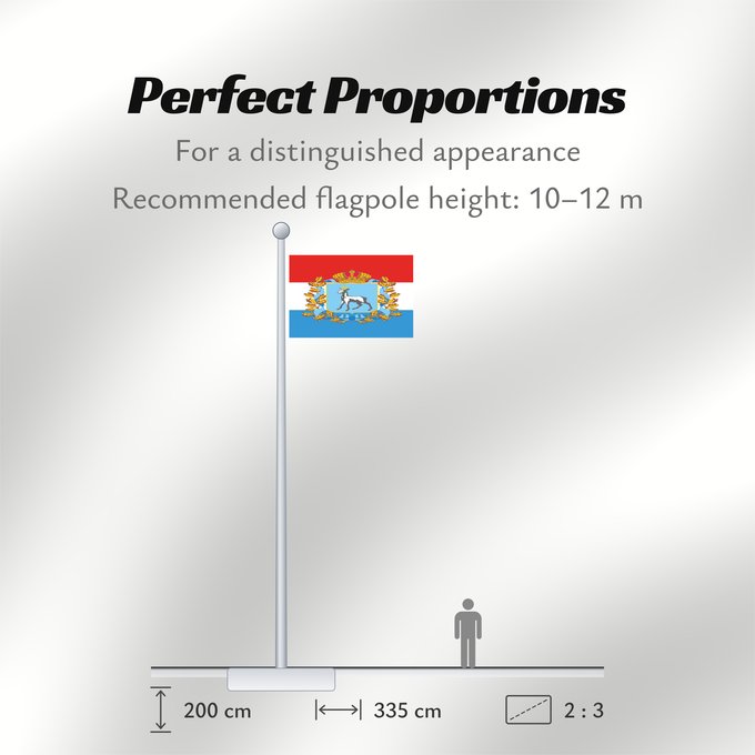 Flag Proportions: Samara Oblast	oblast de Samara	Óblast de Samara	Oblast Samara