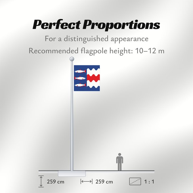 Flag Proportions: Västernorrlands län