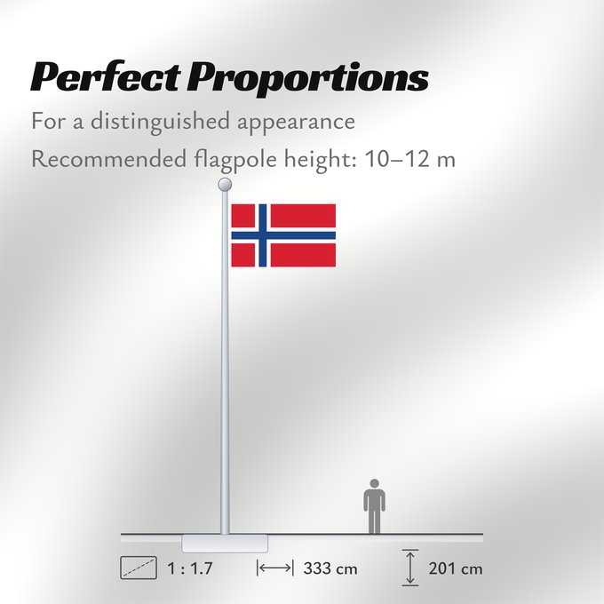 Flag Proportions: Svalbard and Jan Mayen