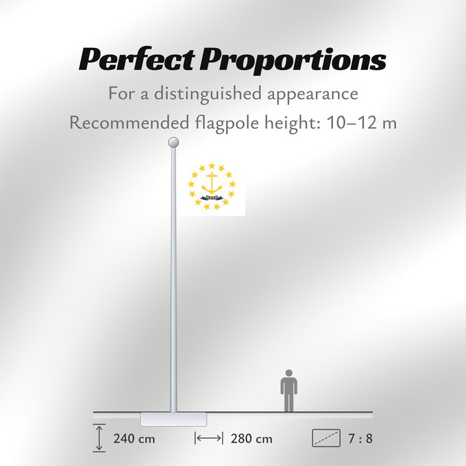 Flag Proportions: Rhode Island Rhode Island and Providence Plantations Rhode Island et plantations de Providence Rhode Island y plantaciones de Providence Stato del Rhode Island e le Piantagioni di Providence Stanowa Rhode Island ᎤᏍᏗ ᏧᎦᏚᏛᎢ ᎦᏓᏘ Ka hae Loke ‘Ailana Rhodensis