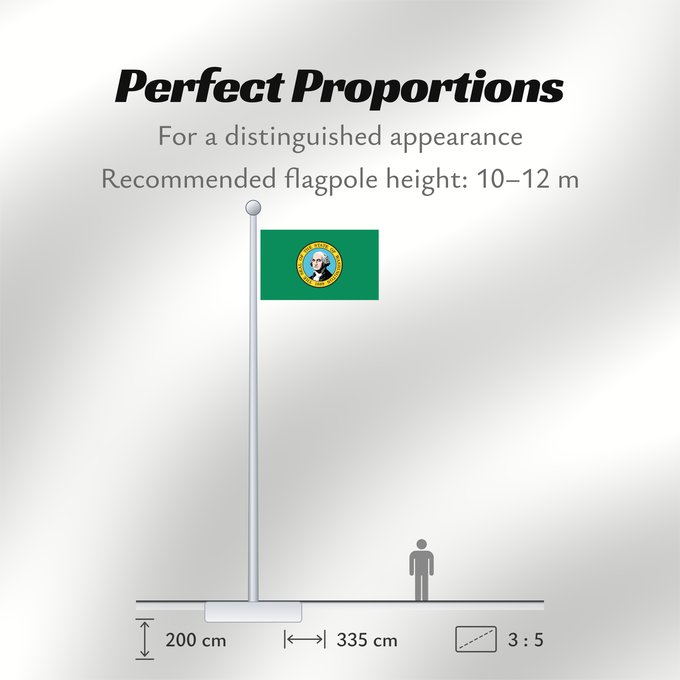 Flag Proportions: Washington	ᏩᏏᏓᏂ ᎦᏓᏘ	Ka hae Wakinekona	Vasingtoniae	Wááshindoon Hahoodzo bidáh naat á i	Флаг Вашингтона	Američke savezne države Vašington
