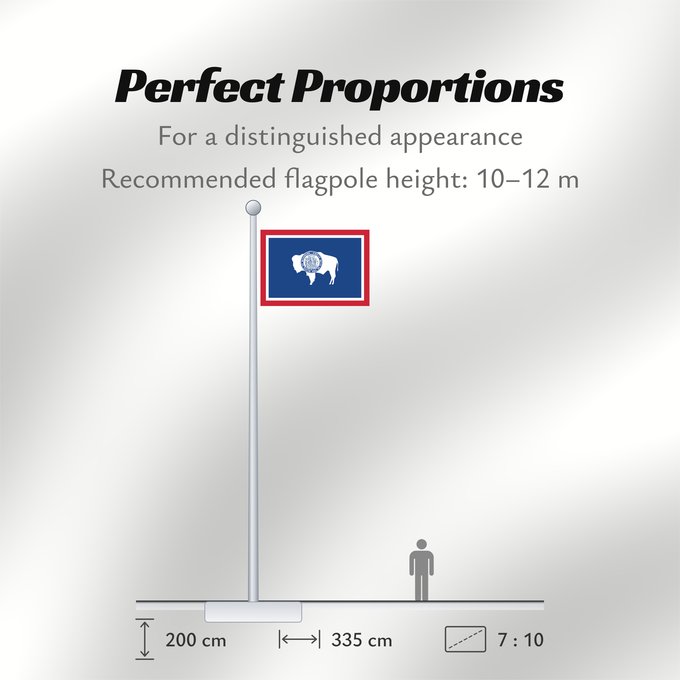 Flag Proportions: Wyoming	Ka hae Waiomina	Vyominae	Wááʼóómii Hahoodzo bidah naatʼaʼí	Флаг Вайоминга	Američke savezne države Vajoming