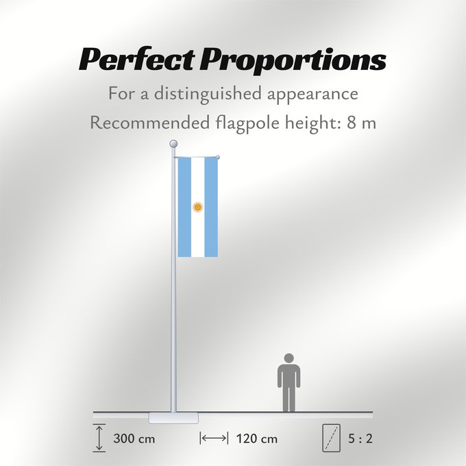 Flag Proportions: Argentina Argentin La Argentina Argentinien Dell Argentina Argentinië Argentyny আর্জেন্টিনার পতাকা Argentine آرژانتین پرچم Argentiinan Airgintín Флаг Аргентины Argentíny Argentinas Прапор Аргентини 阿根廷国旗