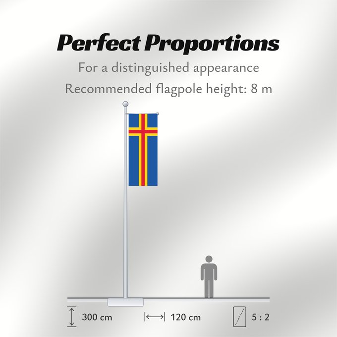Flag Proportions: Åland Aland Islands D Åland Ålands Isole Åland Wysp Alandzkich علم أولان Сцяг Аландскіх астравоў Сьцяг Аляндзкіх выспаў Ålandskih ostrva Σημαία των Ώλαντ Ahvenamaa lipp Ålandeko bandera Ahvenanmaan דגל אולנד オーランド諸島の旗 올란드 제도의 기 Ålands flagg Флаг Аландских