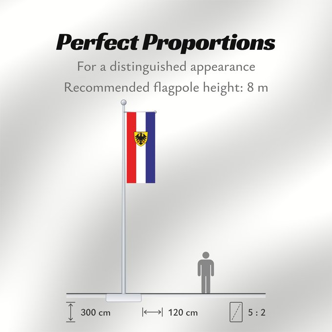 Flag Proportions: Bad Wimpfen (Nördliches Baden-Württemberg)