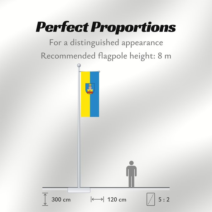 Flag Proportions: Flein (Nördliches Baden-Württemberg)