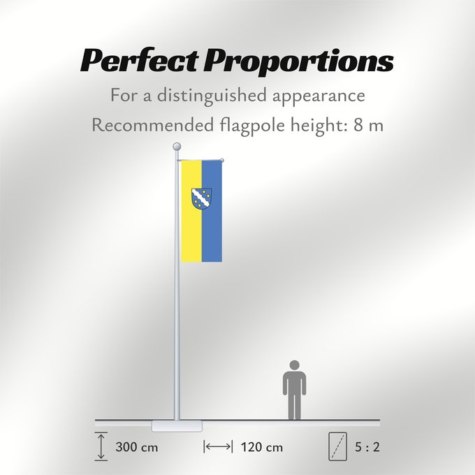 Flag Proportions: Heroldstatt (Schwäbische Alb)