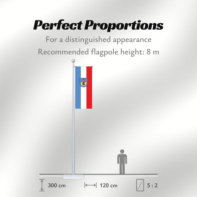Flag Proportions: Neuötting, St (Inn-Salzach)