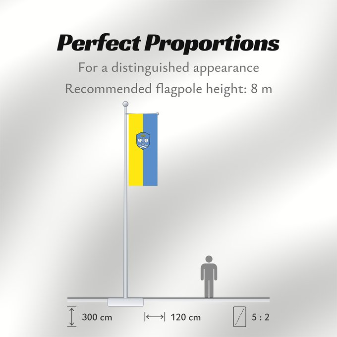 Flag Proportions: Gmund a.Tegernsee (Alpenregion Tegernsee-Schliersee)
