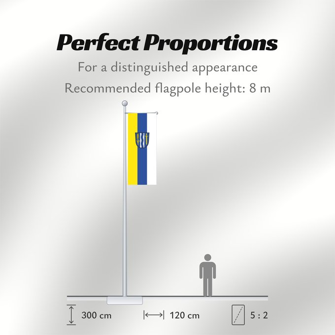 Flag Proportions: Aresing (Oberbayerns Städte)
