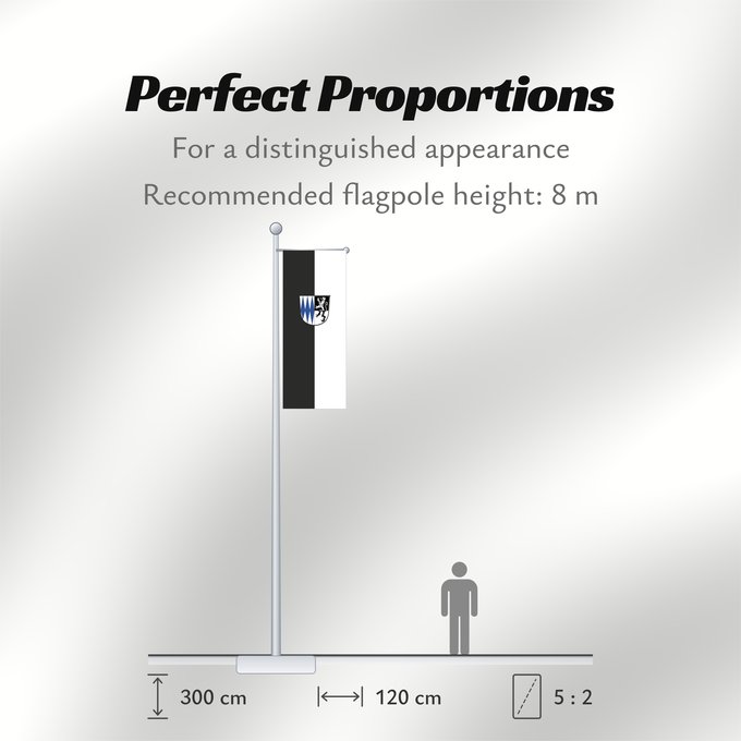 Flag Proportions: Pfaffing (Chiemsee-Alpenland)