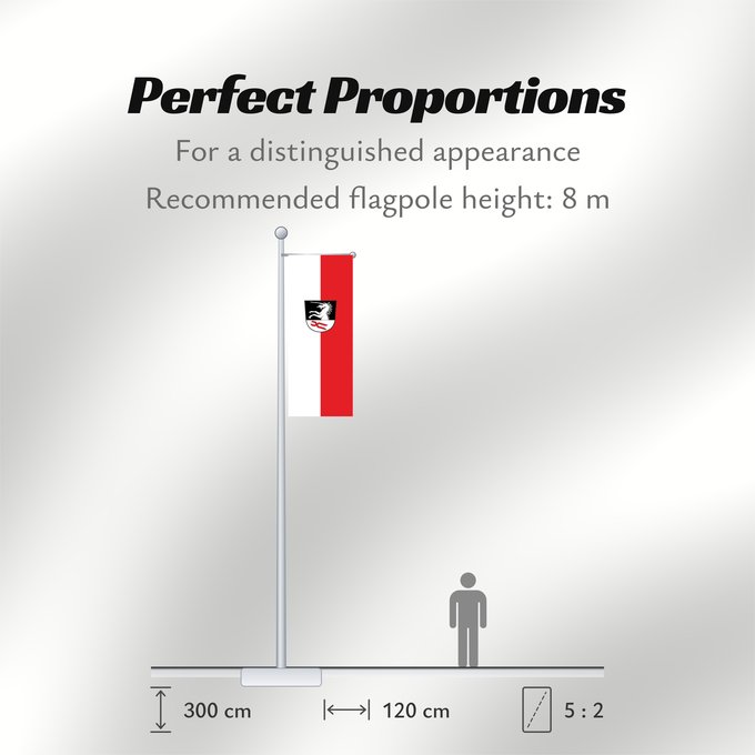 Flag Proportions: Nußdorf (Chiemgau)