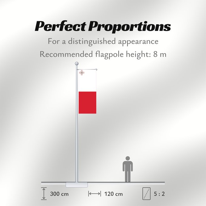 Flag Proportions: Malta Malte Сцяг Мальты Maltas Ta Malta Флаг Мальты Прапор Мальти
