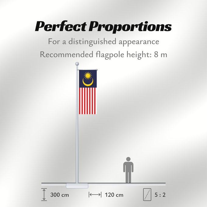 Flag Proportions: Malaysia	Malaysia – Jalur Gemilang  Stripes of Glory	Malaisie	Malasia	علم ماليزيا	Malaysia / بنديرا مليسيا	Malajzio	Malaisia lipp	Watawat ng Malaysia	​Mâ-lòi-sî-â koet-khì	馬来西亜の国旗	ទង់ជាតិម៉ាឡេស៊ី	Malaysi	ທຸງຊາດມາເລເຊຍ	​馬來西亞之國旗	Malaysia – Jalur Gemilang / 