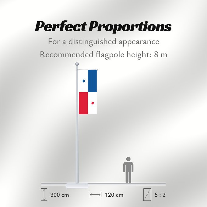 Flag Proportions: Panama Panamá Panamy علم پَنما Paname Da Panamas Panamo Флаг Панамы