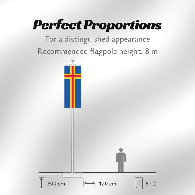 Flag Proportions: Åland Aland Islands D Åland Ålands Isole Åland Wysp Alandzkich علم أولان Сцяг Аландскіх астравоў Сьцяг Аляндзкіх выспаў Ålandskih ostrva Σημαία των Ώλαντ Ahvenamaa lipp Ålandeko bandera Ahvenanmaan דגל אולנד オーランド諸島の旗 올란드 제도의 기 Ålands flagg Флаг Аландских