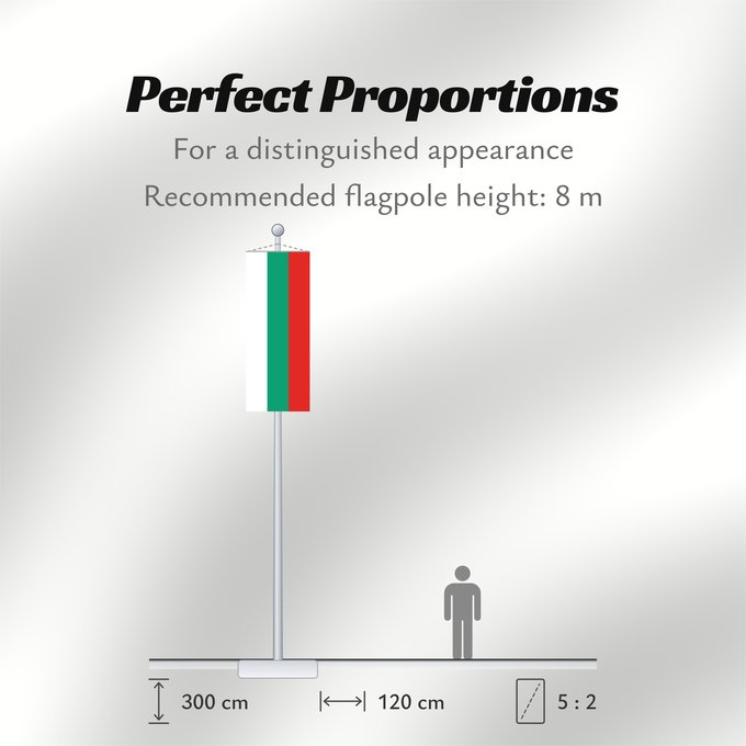 Flag Proportions: Bulgaria La Bulgarie Bulgarien Bulgara Bulgarije Bulgária Bułgarii Национално знаме на България Bulharská vlajka ꙁна́мѧ Блъгарі́ꙗ Bulgariens Σημαία της Βουλγαρίας Bulgaaria lipp Bulgarian Bulgáire דגל בולגריה Bugarske ბულგარეთის დროშა Bulgaresche Fändel B